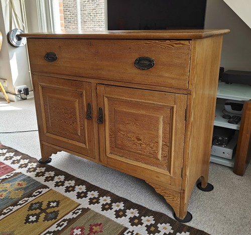 Victorian pine cabinet - cabinet, /