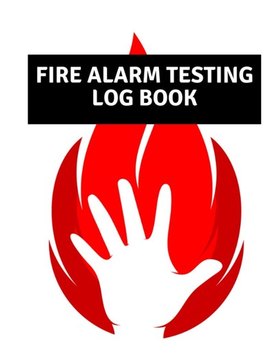 Fire alarm testing log book - alarm,