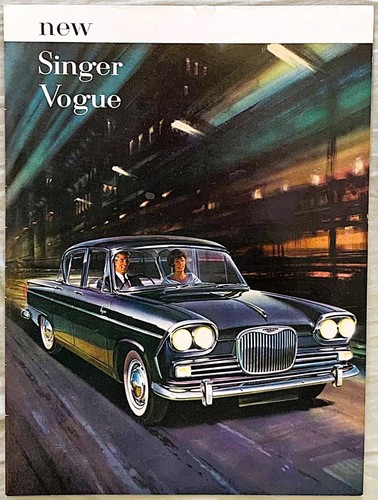 Singer vogue brochure - vogue, 1961