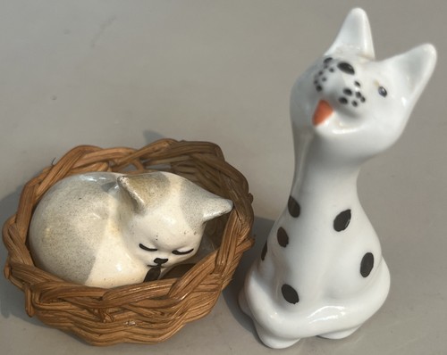 Pair vintage cat - vintage,