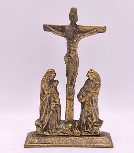 Vintage crucifix calvary scene - vintage,