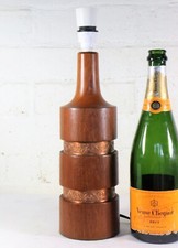 Vintage Teak Table Lamp Large