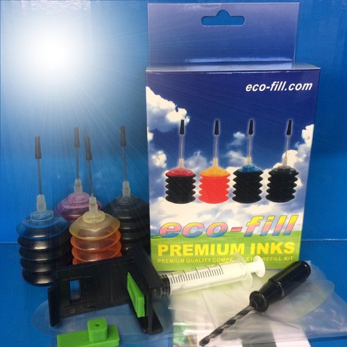 Ecofill black colour ink - hp,