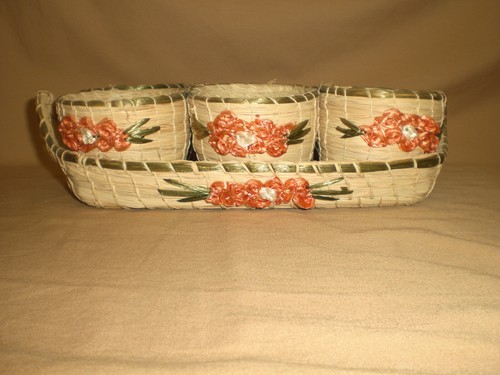 Rattan woven tray for serving - rattan,