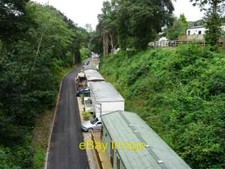 Photo 6x4 Former railway, now a caravan site Far Forest A rather unusual  c2019