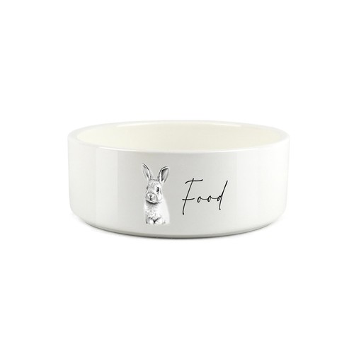 Rabbit pet bowl black - black, &