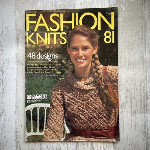 Vtg 80s patons - vtg, knits