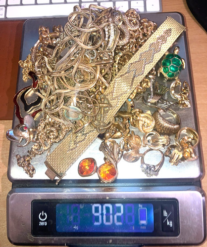 Job lots 900 grams scrap - job, gold