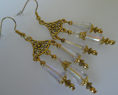 Vintage look dangly long - vintage,