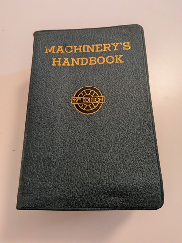 Machinery handbook 12th - machinery,