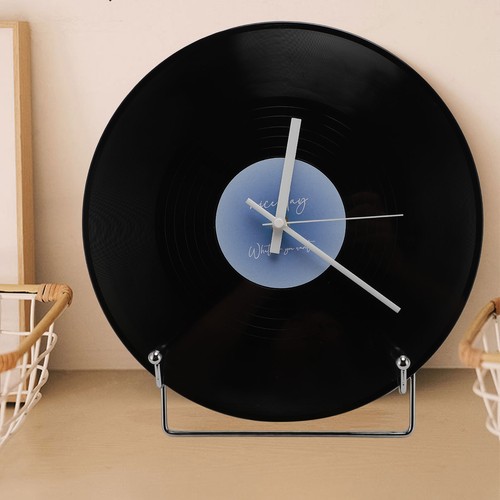 Wall timepiece 12in record - timepiece,