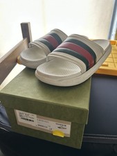 Gucci Ace Slide Sandals White