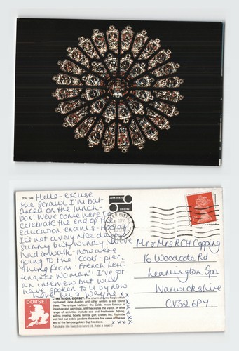 Vintage postcard lyme - vintage,
