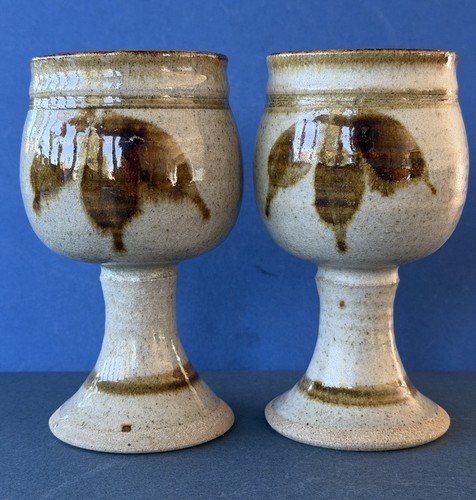 Vintage pair stoneware - vintage, of