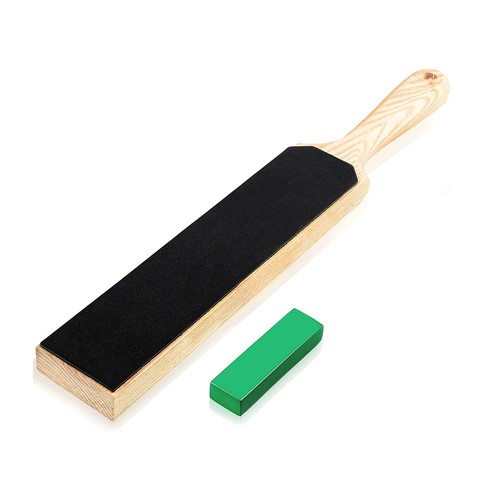 Sided leather strop - pu, paddle