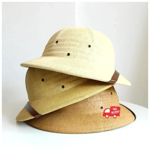 Men straw pith jungle helmet - men,