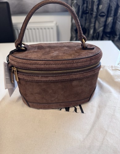 Zara leather vanity handbag - zara,