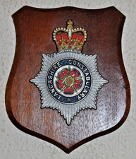 Lancashire Constabulary plaque
