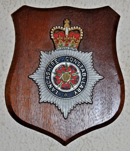 Lancashire constabulary plaque - lancashire,
