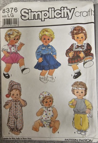 Uncut vtg 1987 baby doll - uncut,