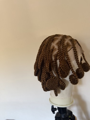 Braided knotless bantu knot - knotless,