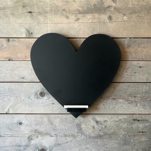 Large heart shaped chalkboard - large,