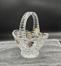 Vintage Crystal Basket