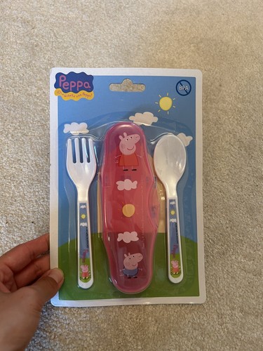 Peppa pig children - peppa, cutlery