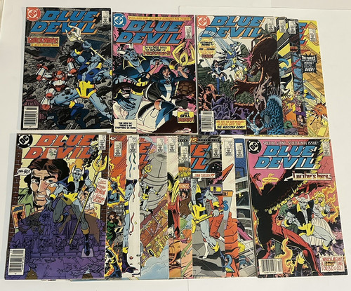 Blue devil comic lot - blue,