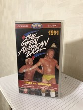 The Great American Bash - WCW - Luger vs Windham - Wrestling - VHS Tape - 1991