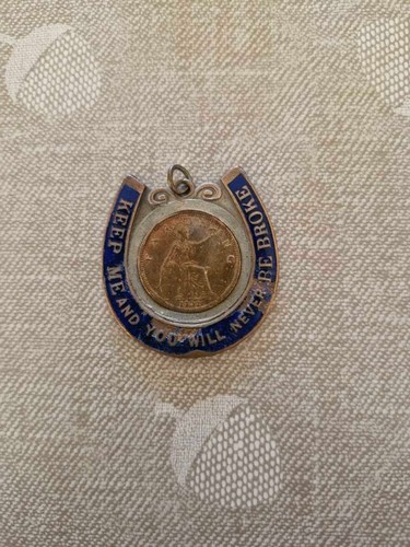 Vintage 1932 lucky horseshoe - vintage,