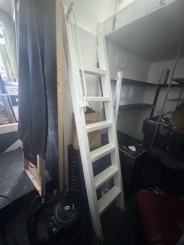 Wooden mezzanine stairs - stairs, ladder