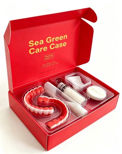 Silicone dentures kit - silicone,