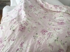 Rachel Ashwell Shabby Chic Couture Linen Fabric Sugarplum Sorbet Pink Overdye