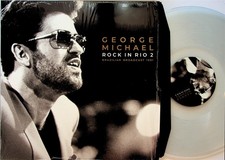 GEORGE MICHAEL Rock In Rio 2 Brazilian Broadcast 1991 Live 2-LP READ Clear Vinyl