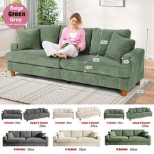 Seater corduroy sofa - sofa, jumbo