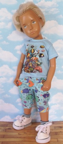 Piece fishes shorts - 3, set