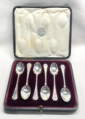 Set six sterling silver - of,