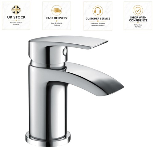 Sleek chrome waterfall - sleek, sink