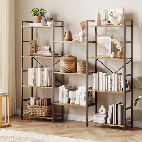 Tier bookshelf with open - 4-tier,