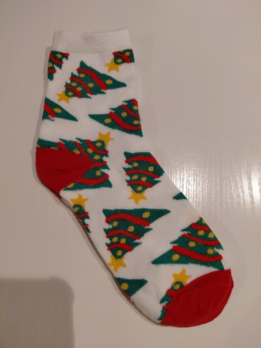 Christmas tree socks - christmas,