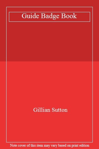 Guide badge book gillian - by,