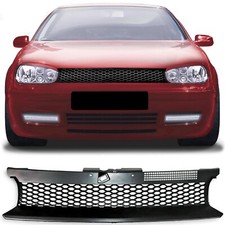 Black debadged honeycomb front - black,
