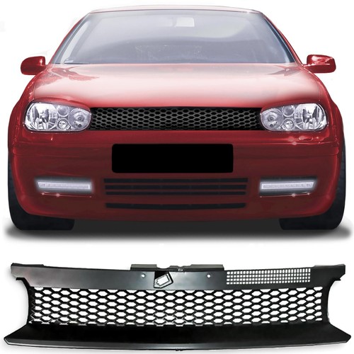 Black debadged honeycomb front - black,