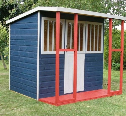 Wooden playhouse wendy - wooden,
