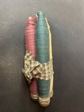 Vintage Textile Decor Wooden