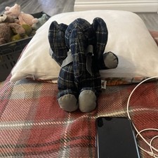 Jellycat Tartaneer Elephant Soft Toy Plush Retired vintage