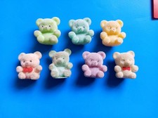 Flocked Fuzzy Miniature Bears