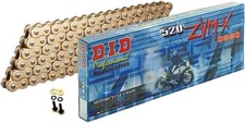 DID Motorcycle chain 520ZVMX, 525ZVMX, 530ZVMX various lengths and colours