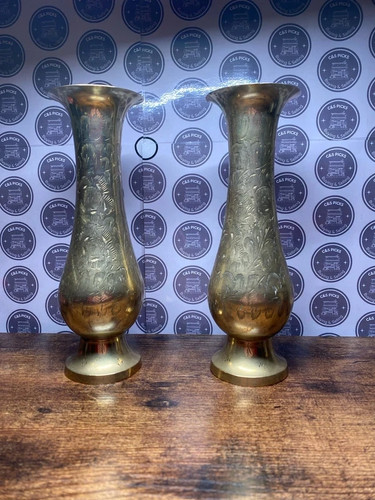 Set vintage brass - of,